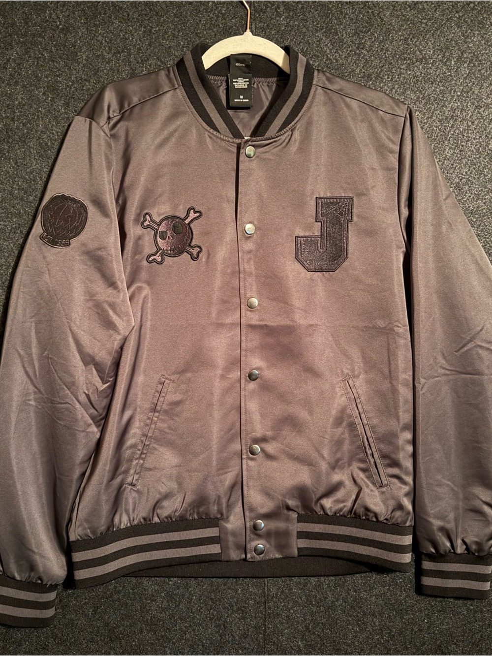 Disney Nightmare Before Christmas Sayin Varsity Bomber Jacket M Medium